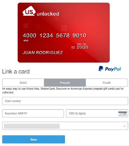 Link your US Unlocked Card to PayPal for even greater access ...